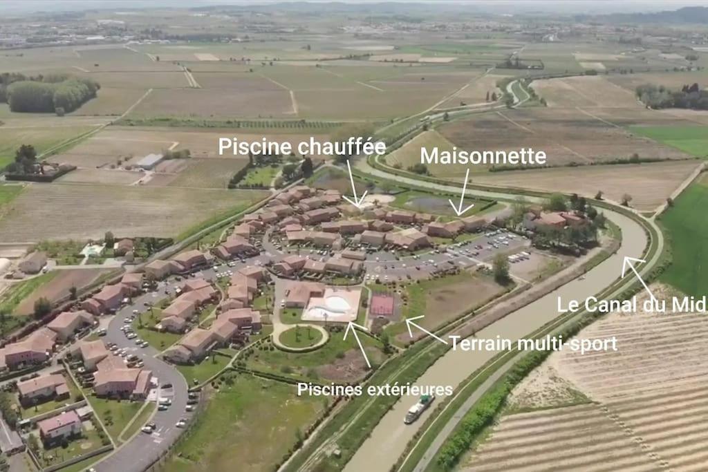 Un Bol D'Air Frais Et De Soleil Entre Campagne Et Plage Béziers Exterior foto